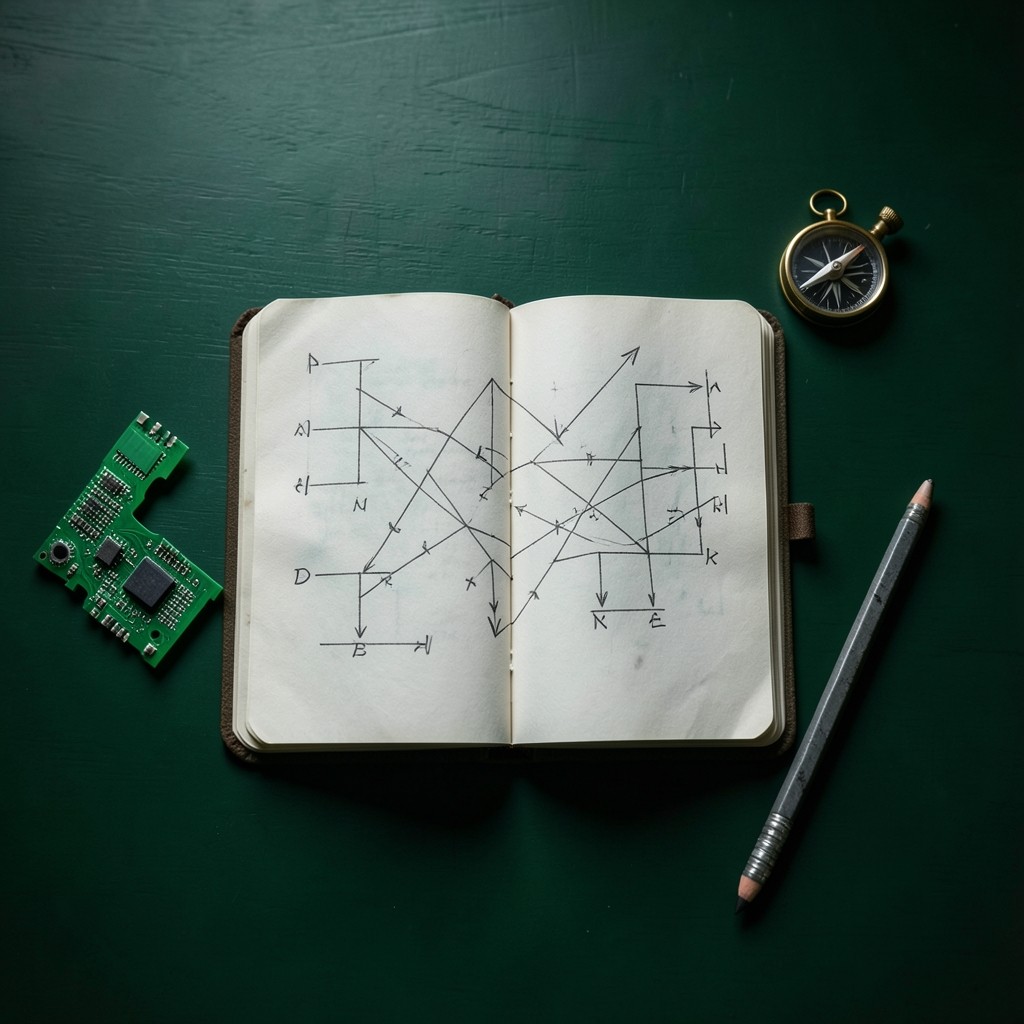 A magnifying glass over a printed ledger showing account hashes and program IDs